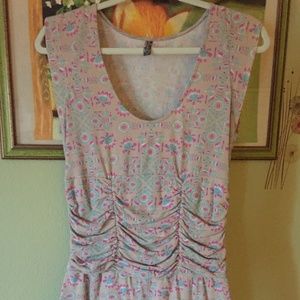 Free People Grey Patterned Dress